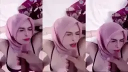 Jilbab Diyana Sakura Muncrat Di Wajah