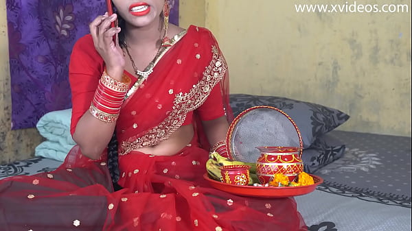 Gairah Malam Karwa Chauth: Rayuan Panas Istri Desi Yang Haus Cinta
