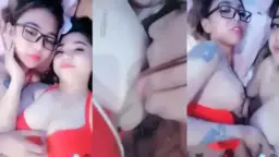 Adila Dan Vania Berciuman Panas Dengan Lidah Penuh Nafsu