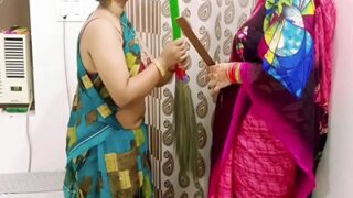 Istri Dan Pembantu Berebut Kontol Suami