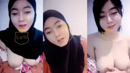 Nella Jilbab Nakal Remas-remas Toket Montok Sambil Mengerang.