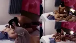 Threesome Bareng Dua Jilbab Montok, Ngegas Sampai Lumer