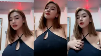 Tiktoker Tatoan, Rambut Pirang, Badan Toge, Goyangannya Bikin Makin Pengen.