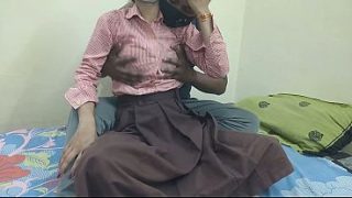 Cewek Kuliahan India Digebukin Sama Pacar Di Kamar, Ngentot Panas Abis.