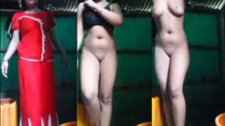 Cewek India Dari Assam Bugil Ngerekam Video Mms Striptease-nya