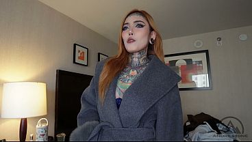 Jesse Si Cewek Asia Tatoan Lidah Bercabang Bandel, Skip Jalan-jalan Demi Ngegas Kontol Stepbro.