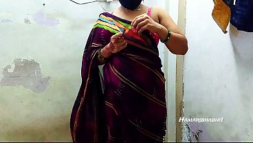 Bhabhi India Lagi Kepanasan, Saree Direnggut, Minta Digenjot Panas-panas.