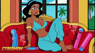 Putri Jasmine Punya Kontol Besar Tumbuh Di Antara Pahanya. Dongeng Arab Kartun Buat Orang Dewasa.