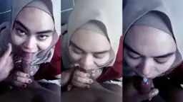 Sepongan Cewek Hijab Temen Sekantor Yang Bikin Greget