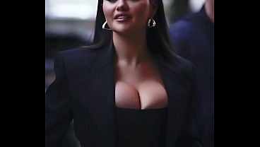Selena Gomez Membungkuk, Bikin Lihatannya Panas Banget (ai Bikinan)